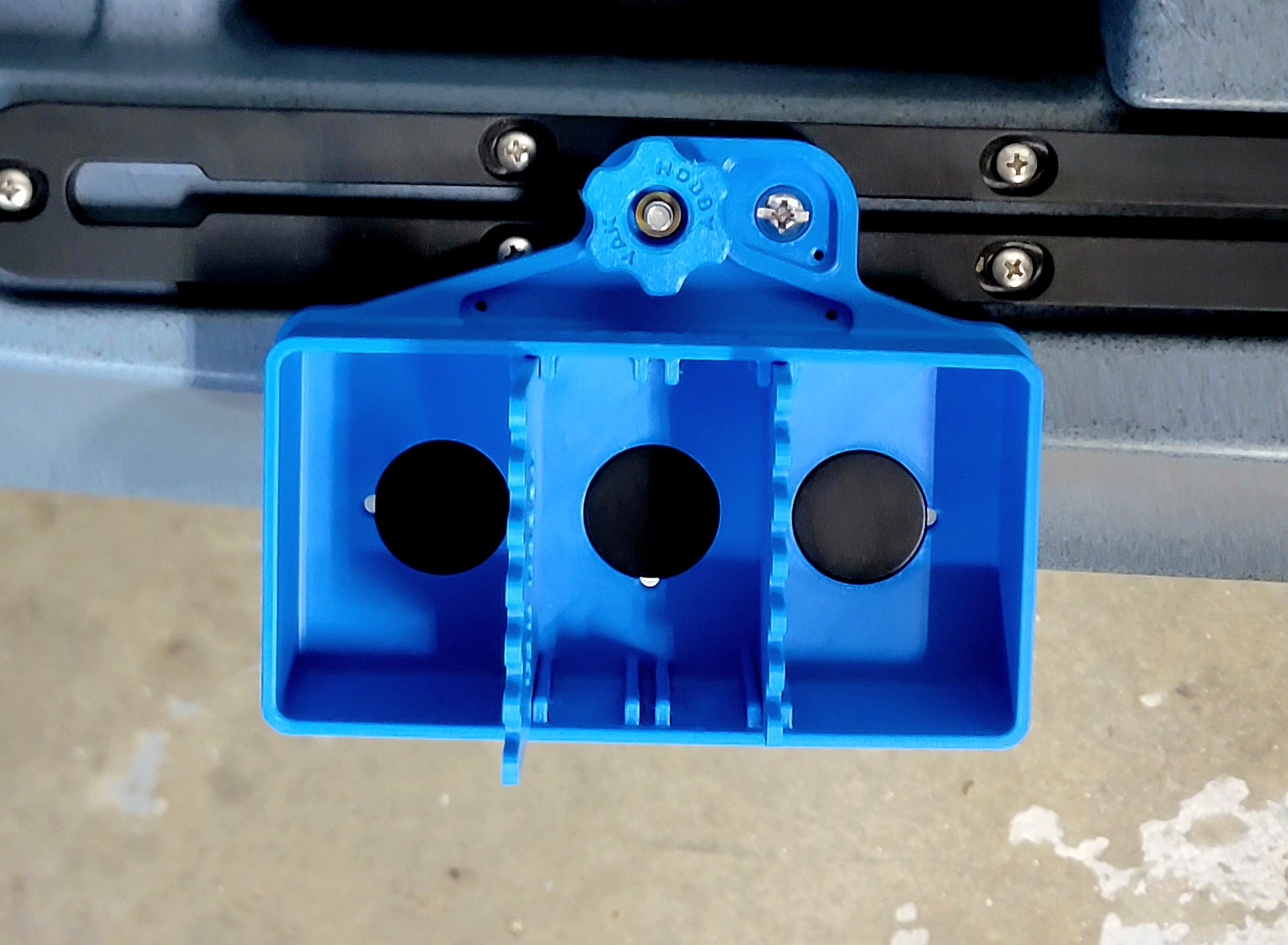 Throw N Go Magnetic Tackle Tray Rail Mount System By YAK Hobby