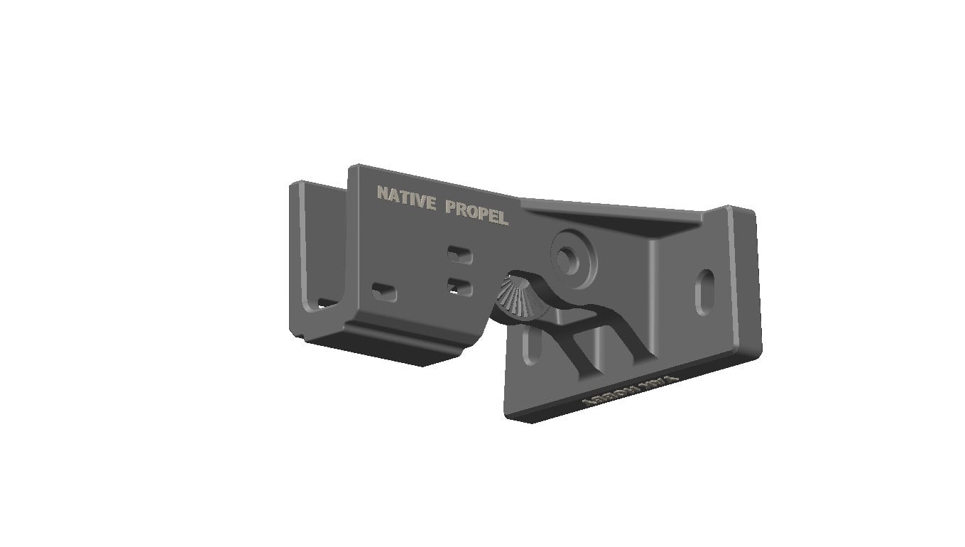 Lowrance TripleShot Tight Tuck Transducer Quick Mount for Native