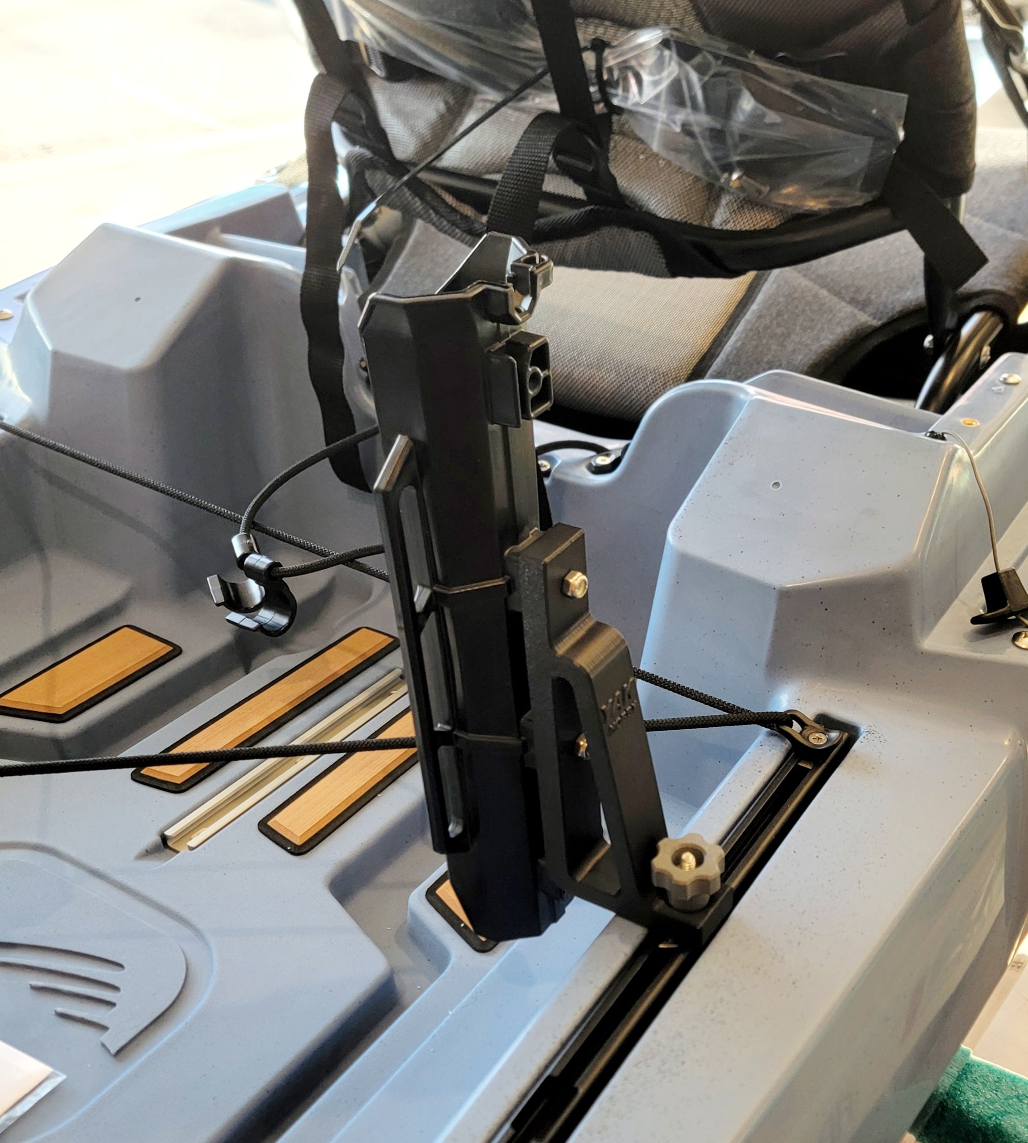 YakAttack Tether Tube Rod Holder GearTrax HDL Quick Load 90 Degree Brackets  By YAK Hobby | Yak Hobby - High Quality Kayak Parts and Accessories