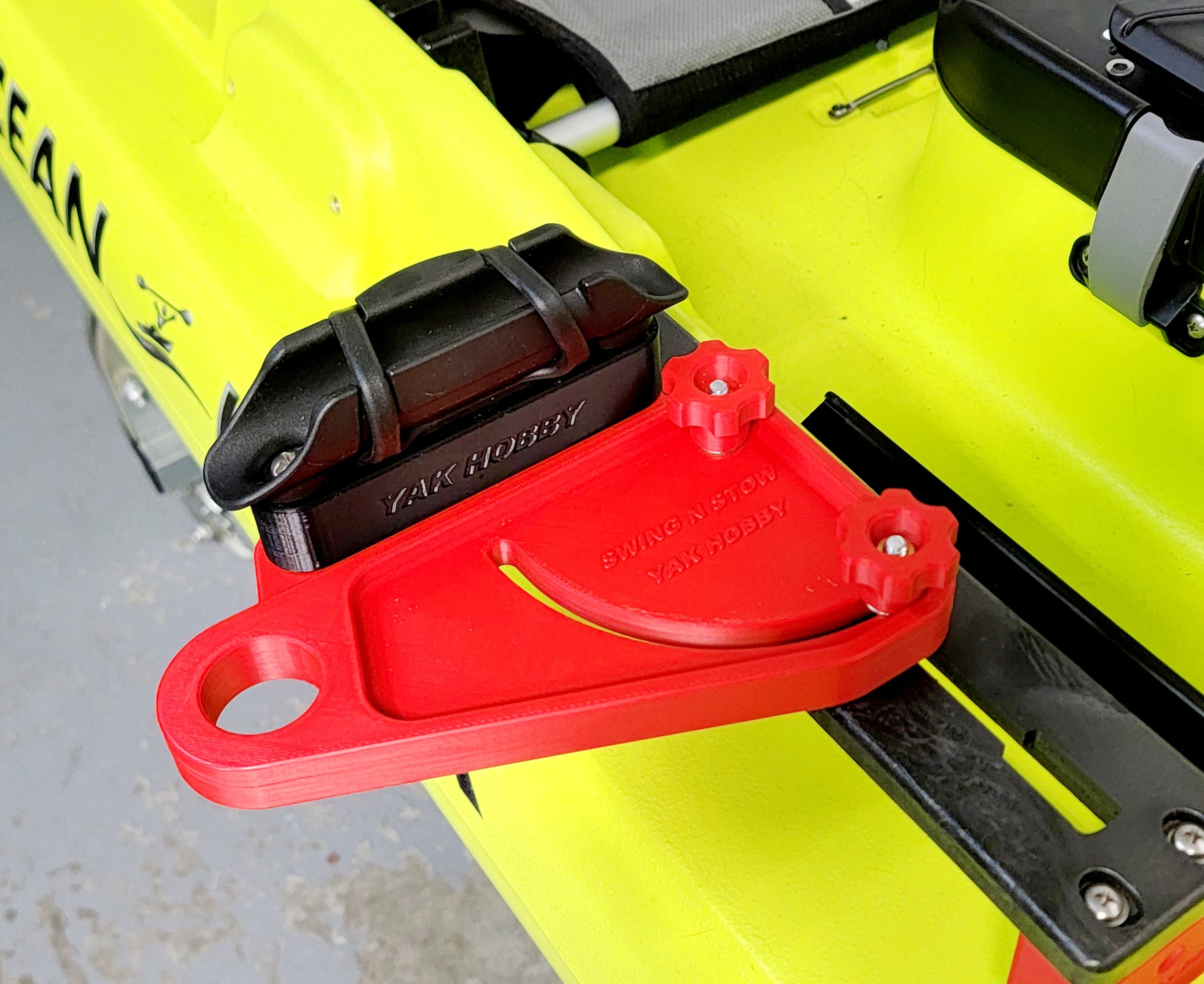 YAK Hobby Swing-N-Stow Retractable / Stowable Anchor Pole Mount