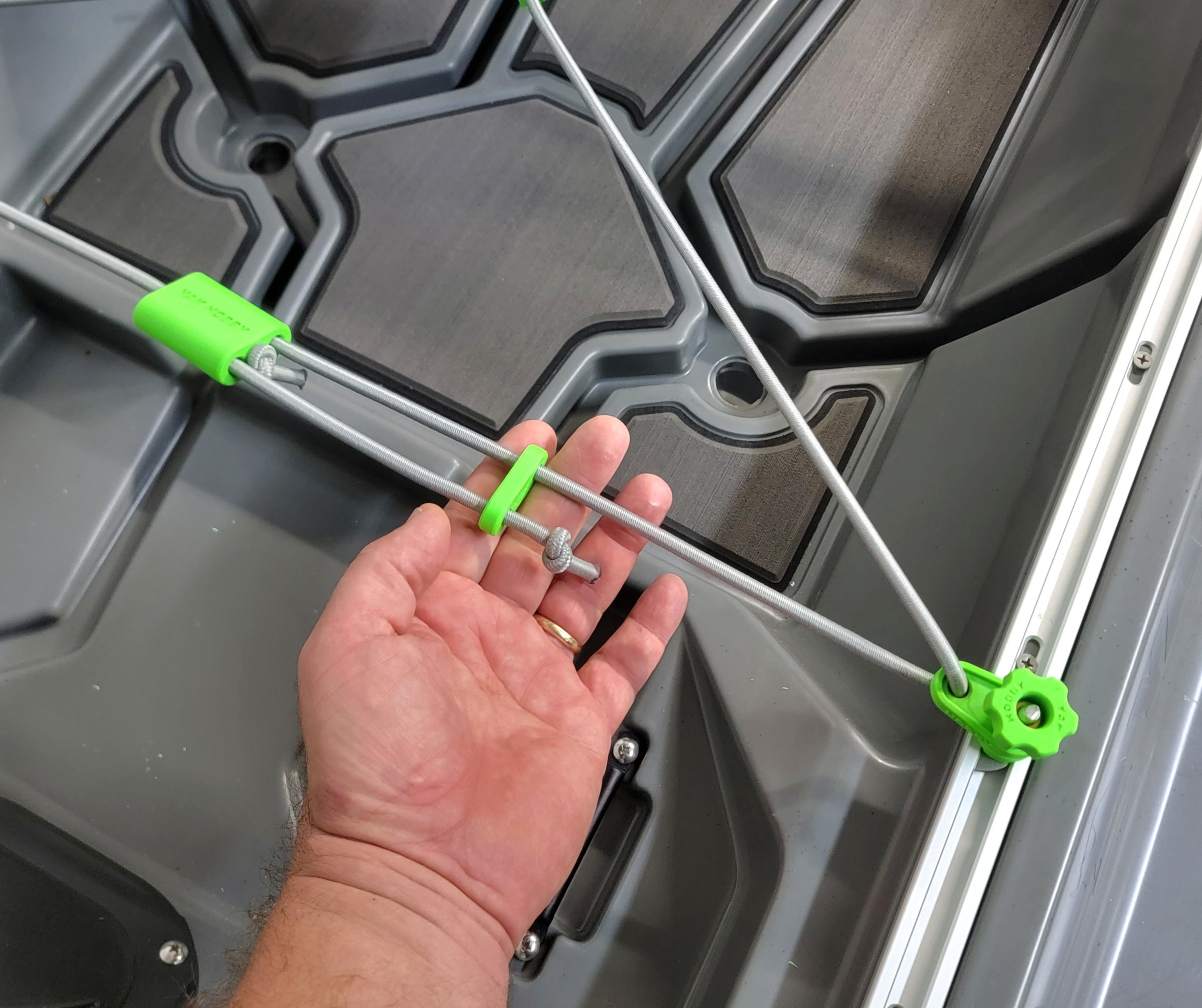 FastTrack Quick Adjust T Track Bungee System | Yak Hobby - High