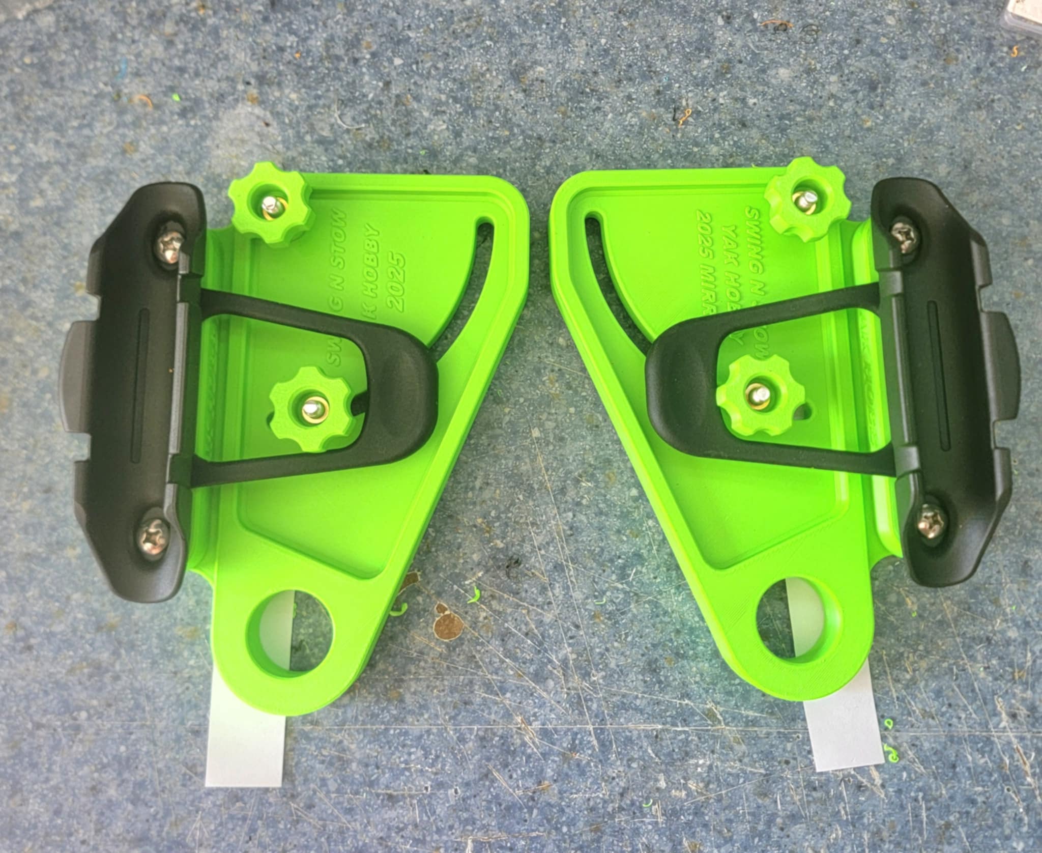 yaki imo品ホルスター YAK Hobby Swing-N-Stow Retractable / Stowable Anchor Pole Mount