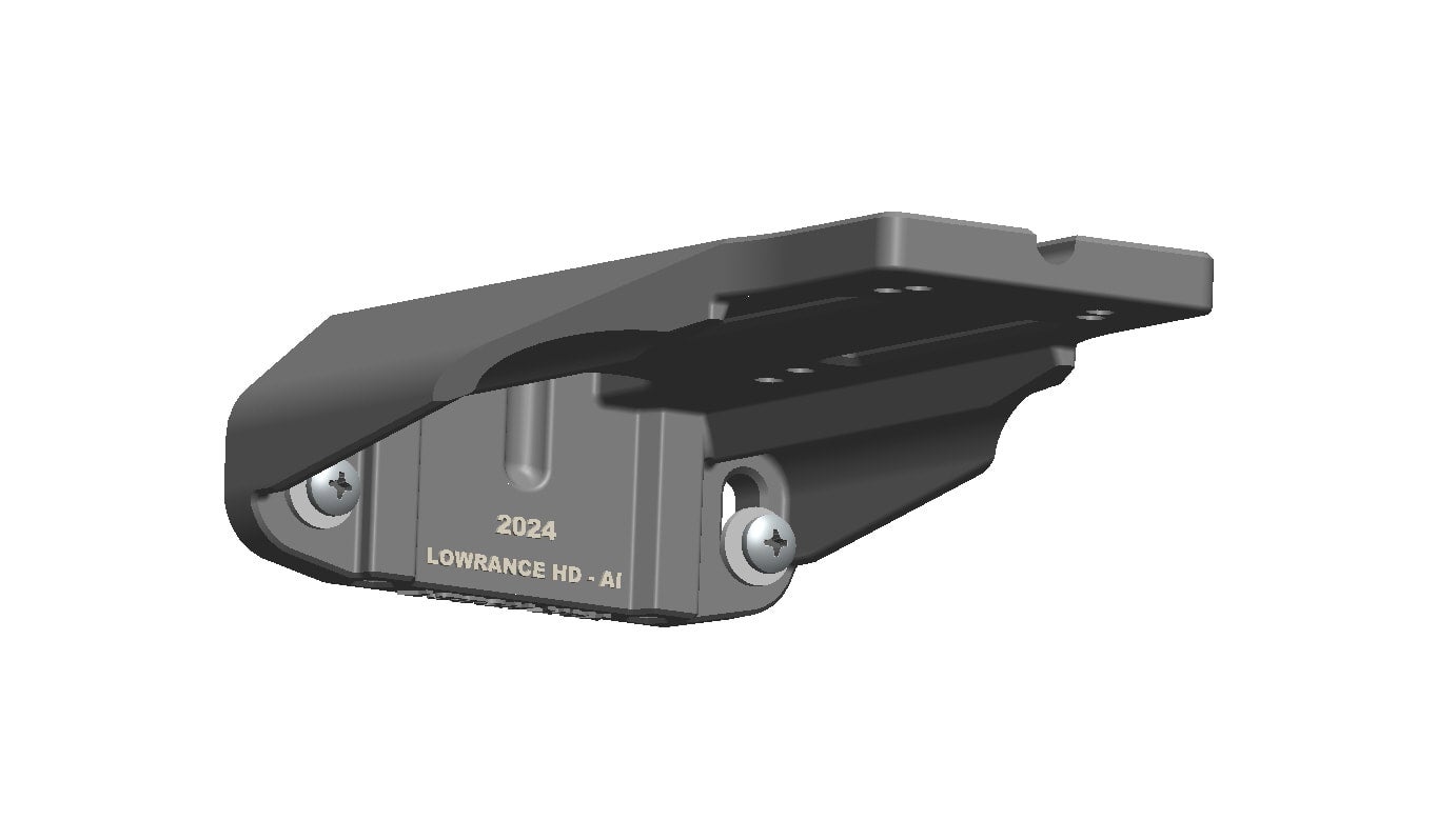 Native Slayer Max Propel 12.5 Lowrance 3-In-1 Active Imaging STEALTH Transducer  Mounting Bracket By YAK Hobby
