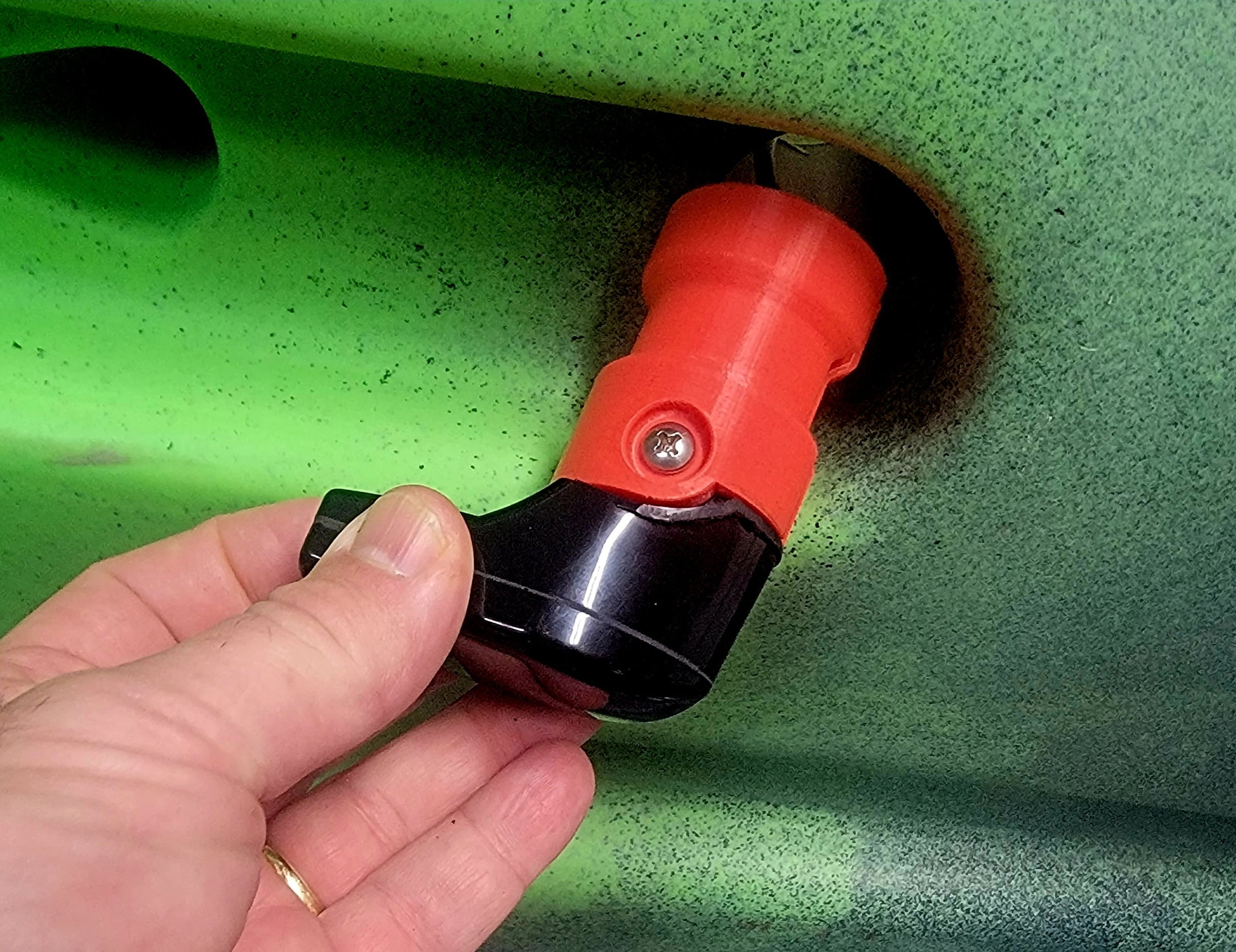 Crescent Shoalie Garmin STRIKER DUAL BEAM Extreme Tuck Scupper Transducer Mount By YAK Hobby