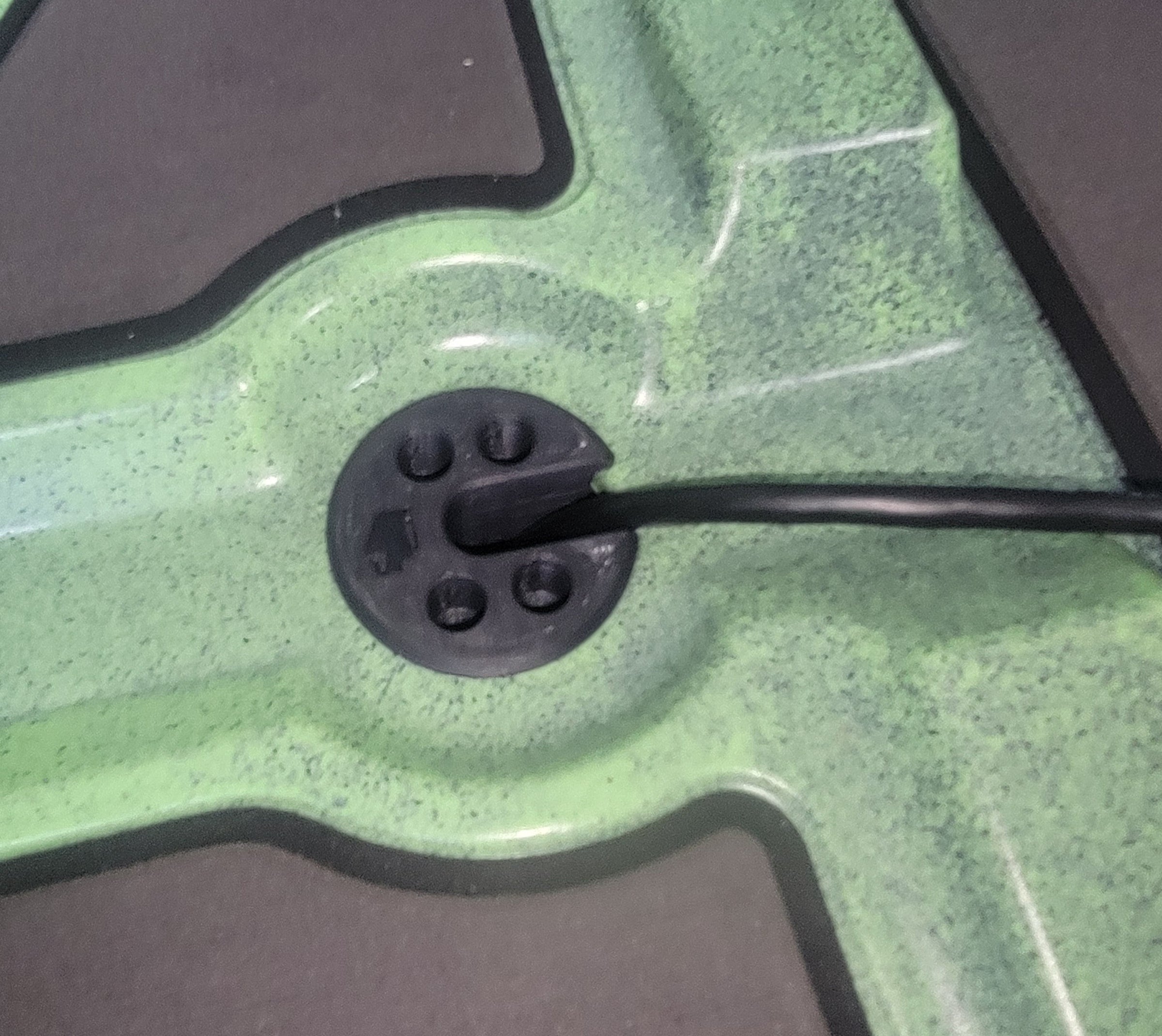 Crescent Shoalie Garmin STRIKER DUAL BEAM Extreme Tuck Scupper Transducer Mount By YAK Hobby