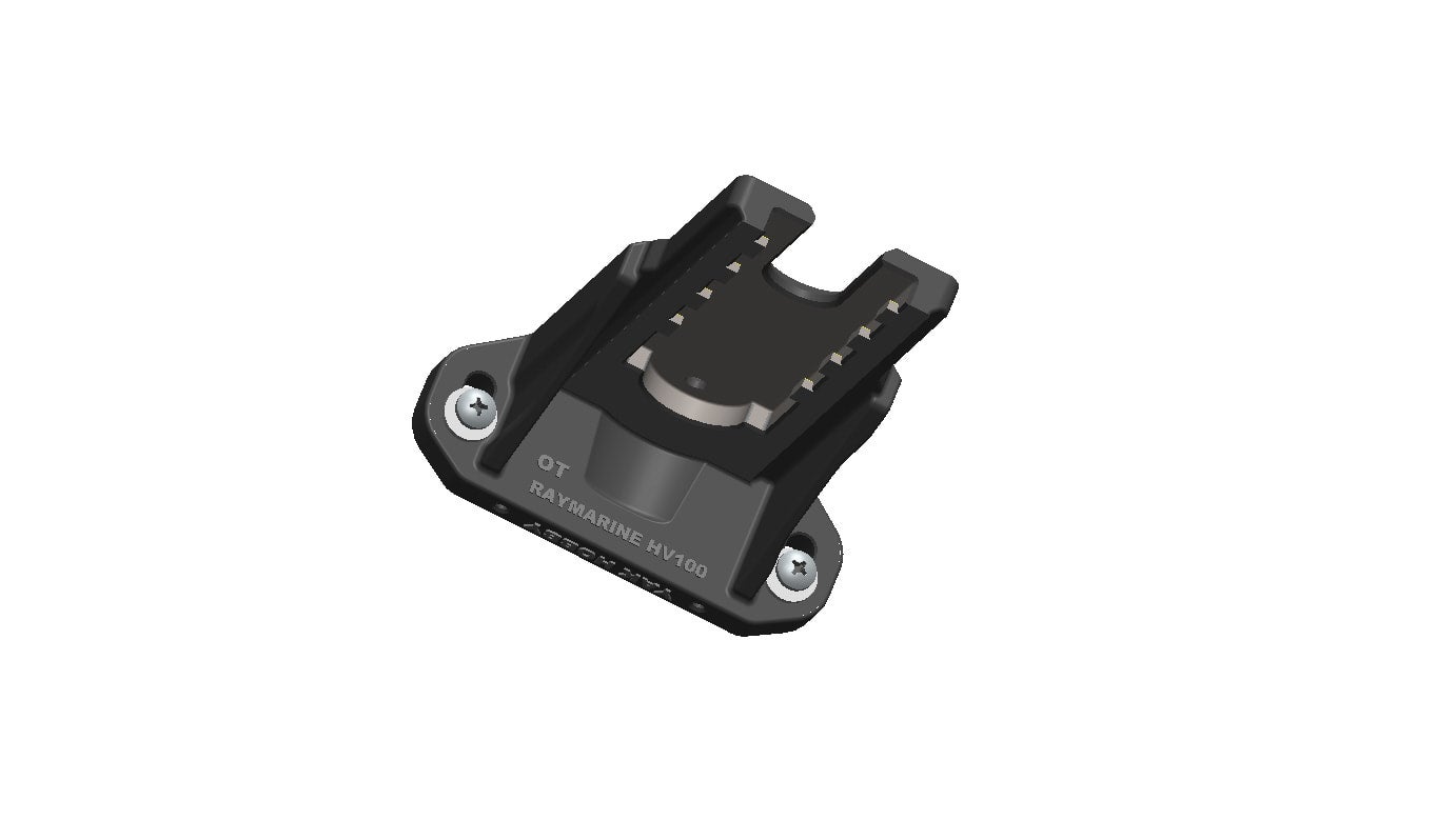 Raymarine Hypervision HV100 transducer Mount for Old Town Sportsman